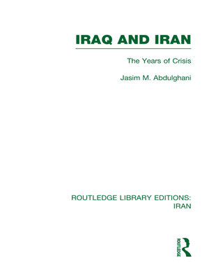 cover image of Iraq and Iran (RLE Iran A)